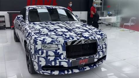 dior wrapped rolls royce|Rolls.